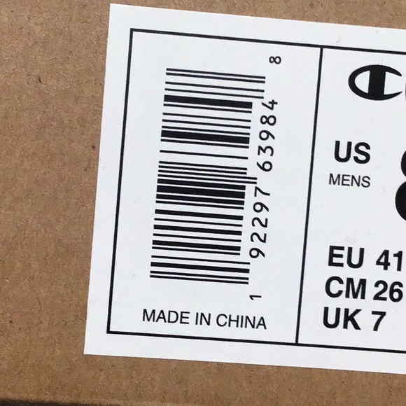 Champion Hightop Sneakers will fit men size 8 or women size 10 - Picture 8 of 8